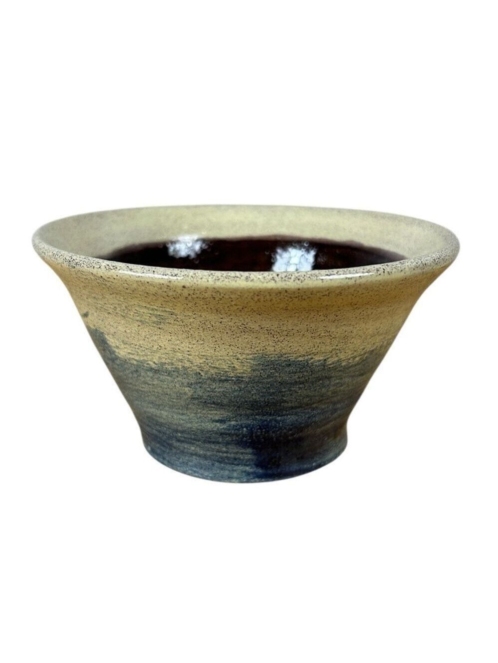 Handcrafted Glazed Stoneware Bowl